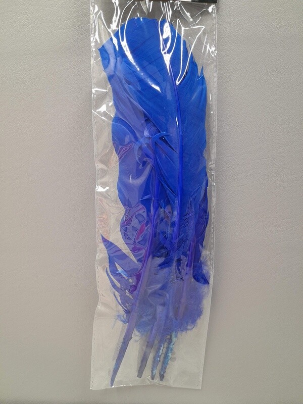 4pc 12&quot;-13&quot; Turkey Feathers Royal