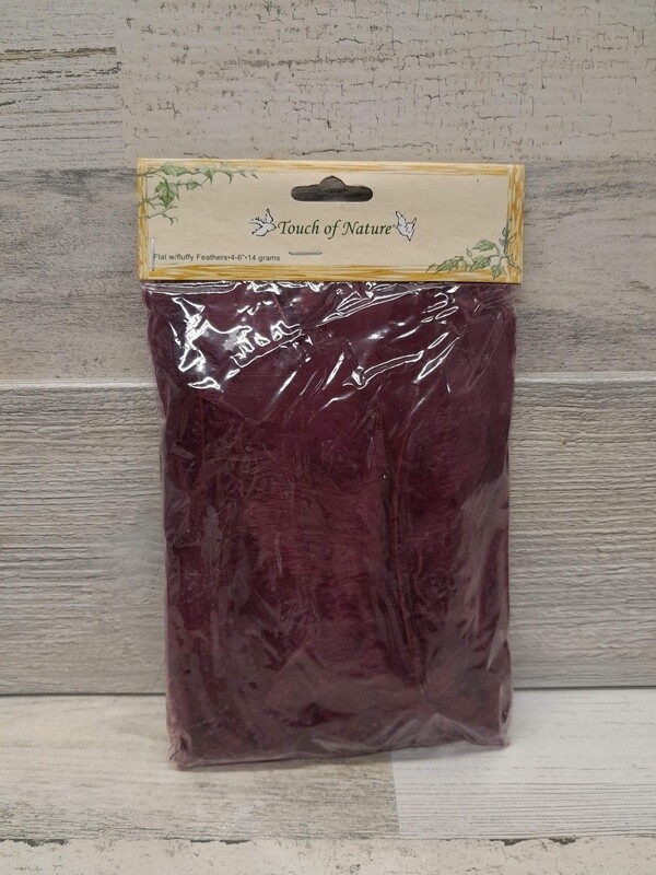 14gm Feathers Burgundy
