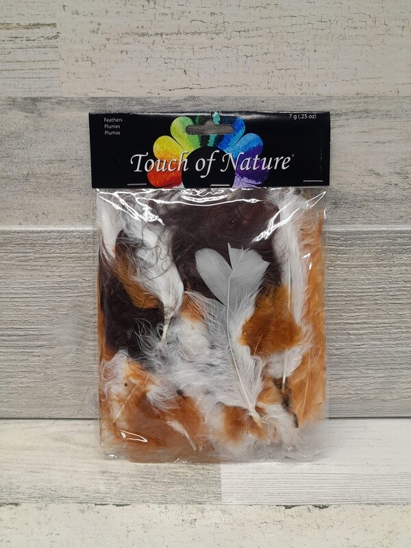 7grm 4&quot;-6&quot; Feathers Natural