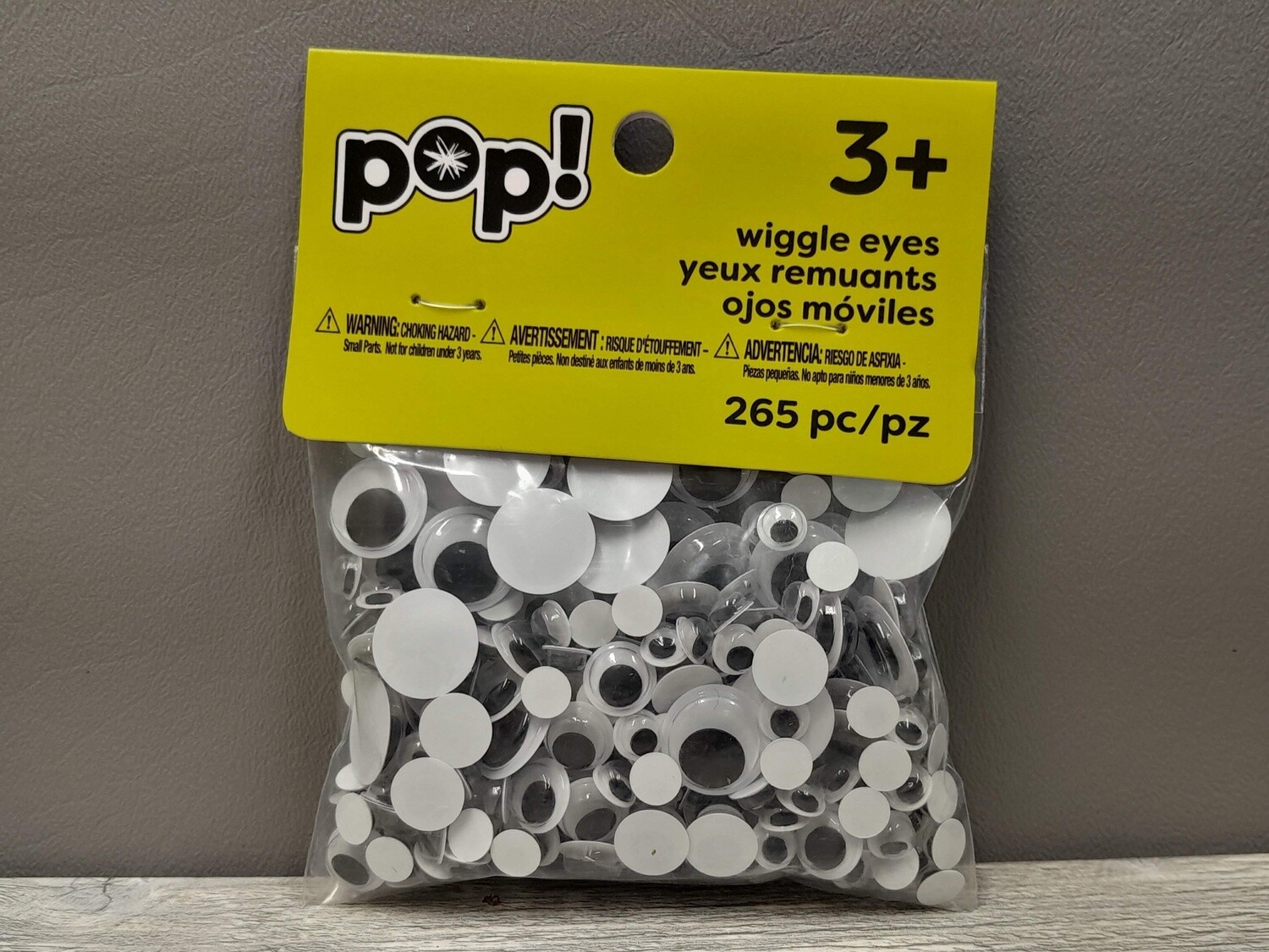 265pc 7, 10, 15mm Googly Eyes