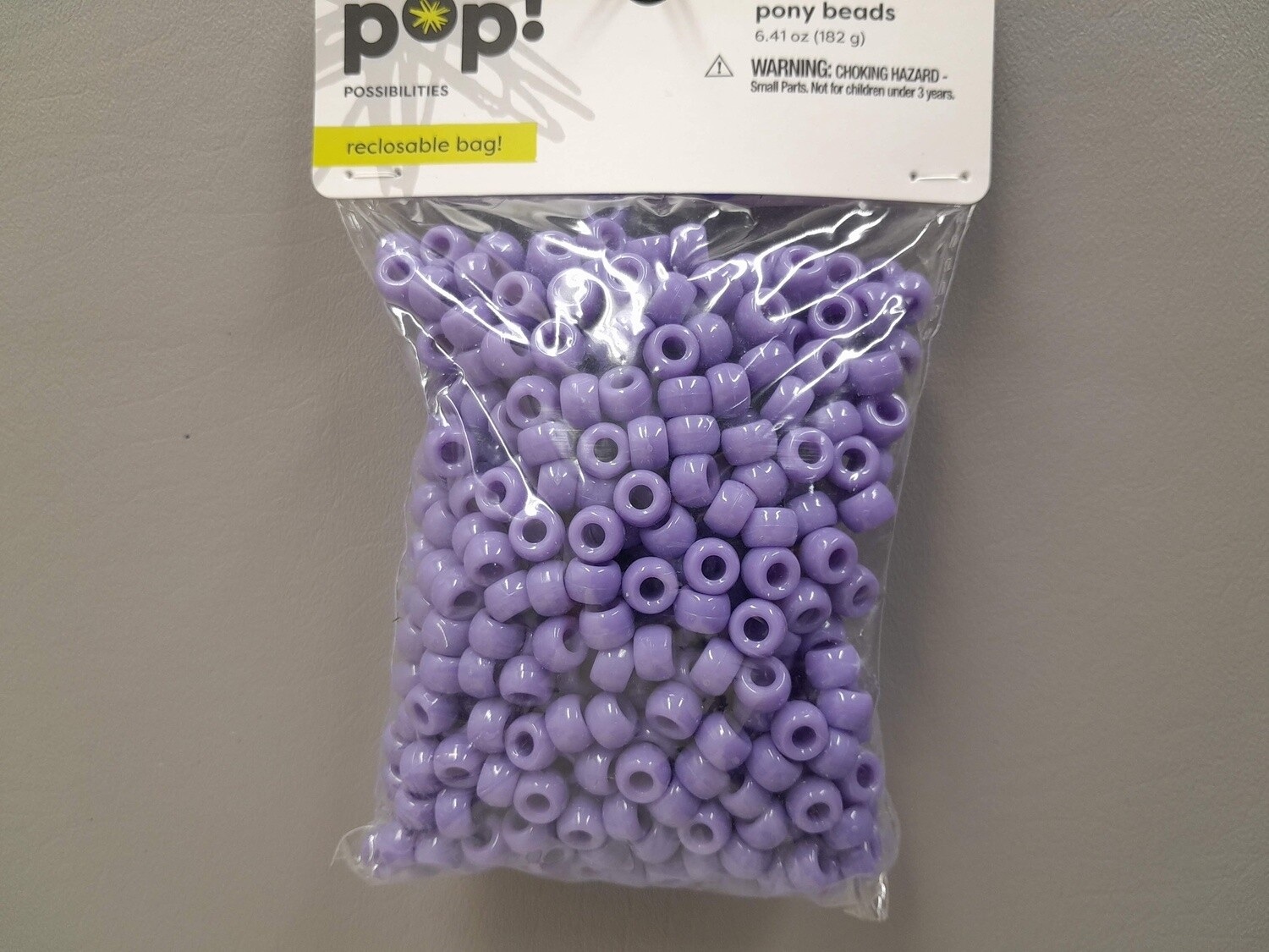 6.41oz Pony Beads Purple