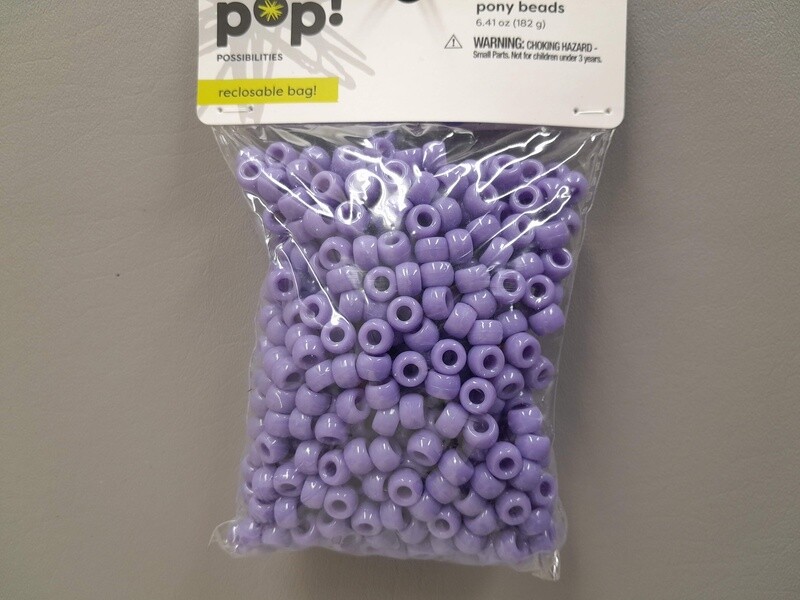 6.41oz Pony Beads Purple