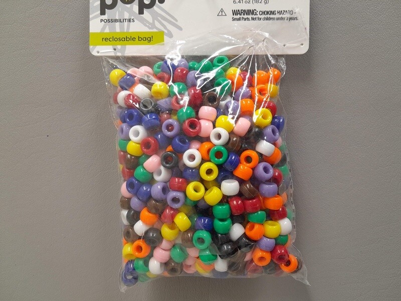 6.41oz Pony Beads Multi