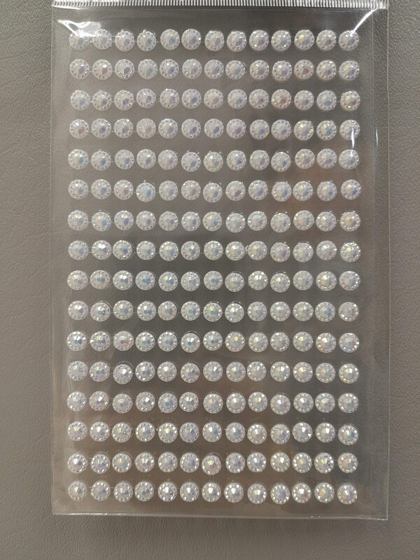 Adhesive Back Rhinestones Clear