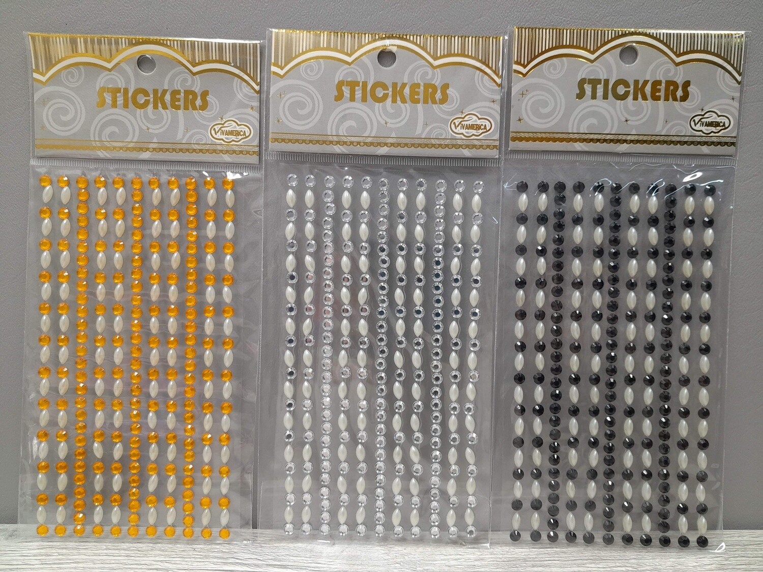 Adhesive Back Rhinestones/Pearls Assorted