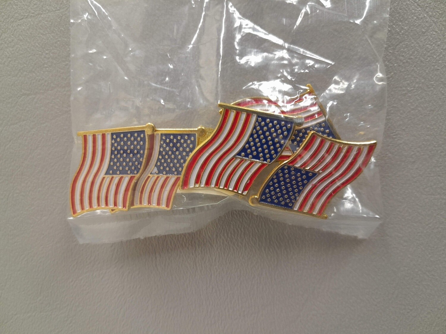 6pc 1" American Flag Pin