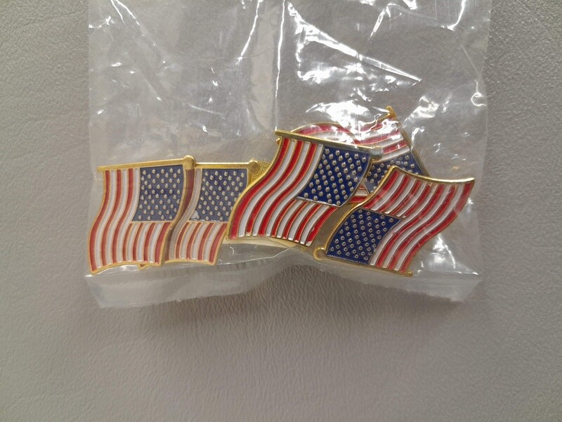 6pc 1&quot; American Flag Pin