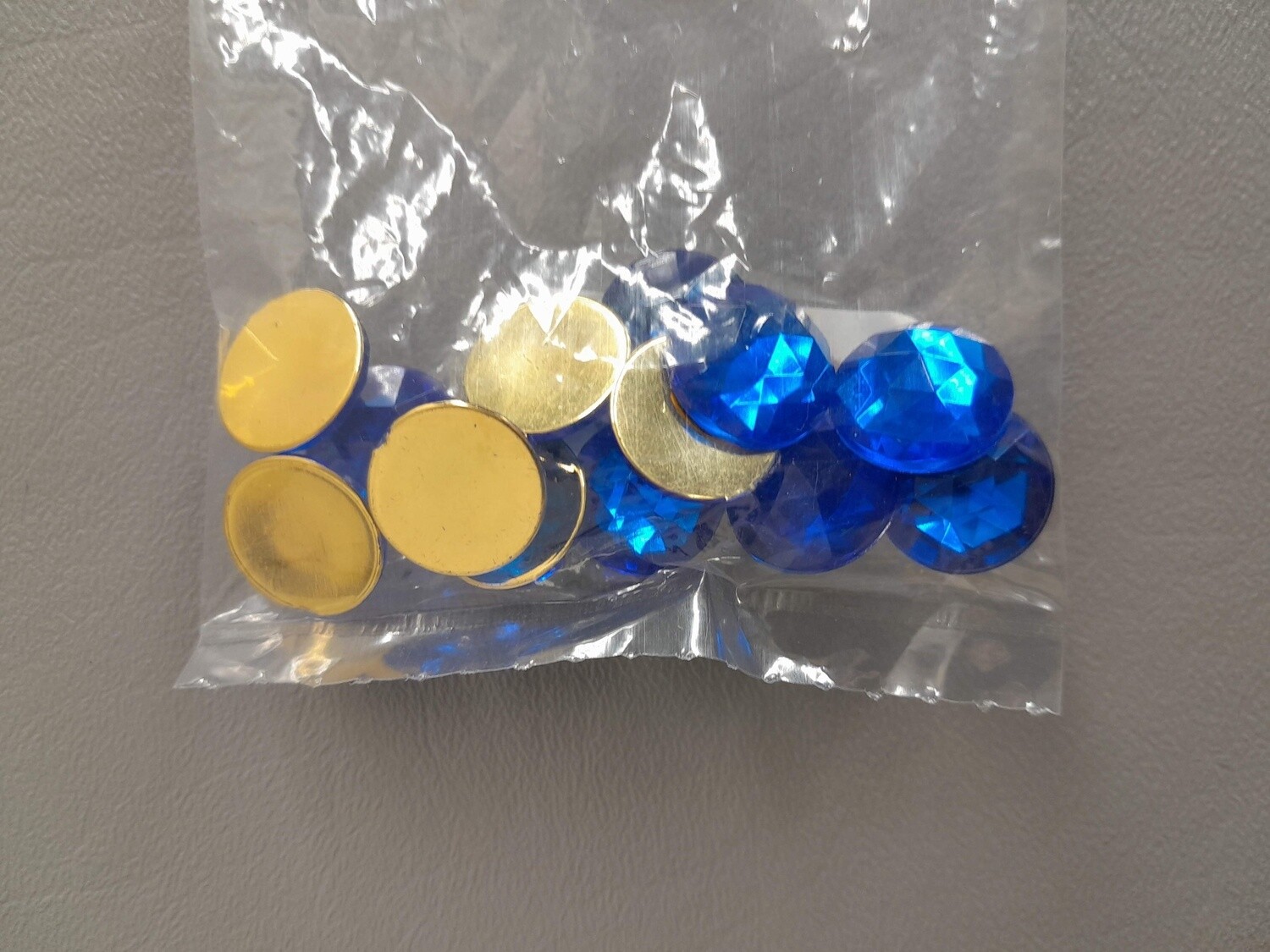 12pc 15mm Rhinestones Royal