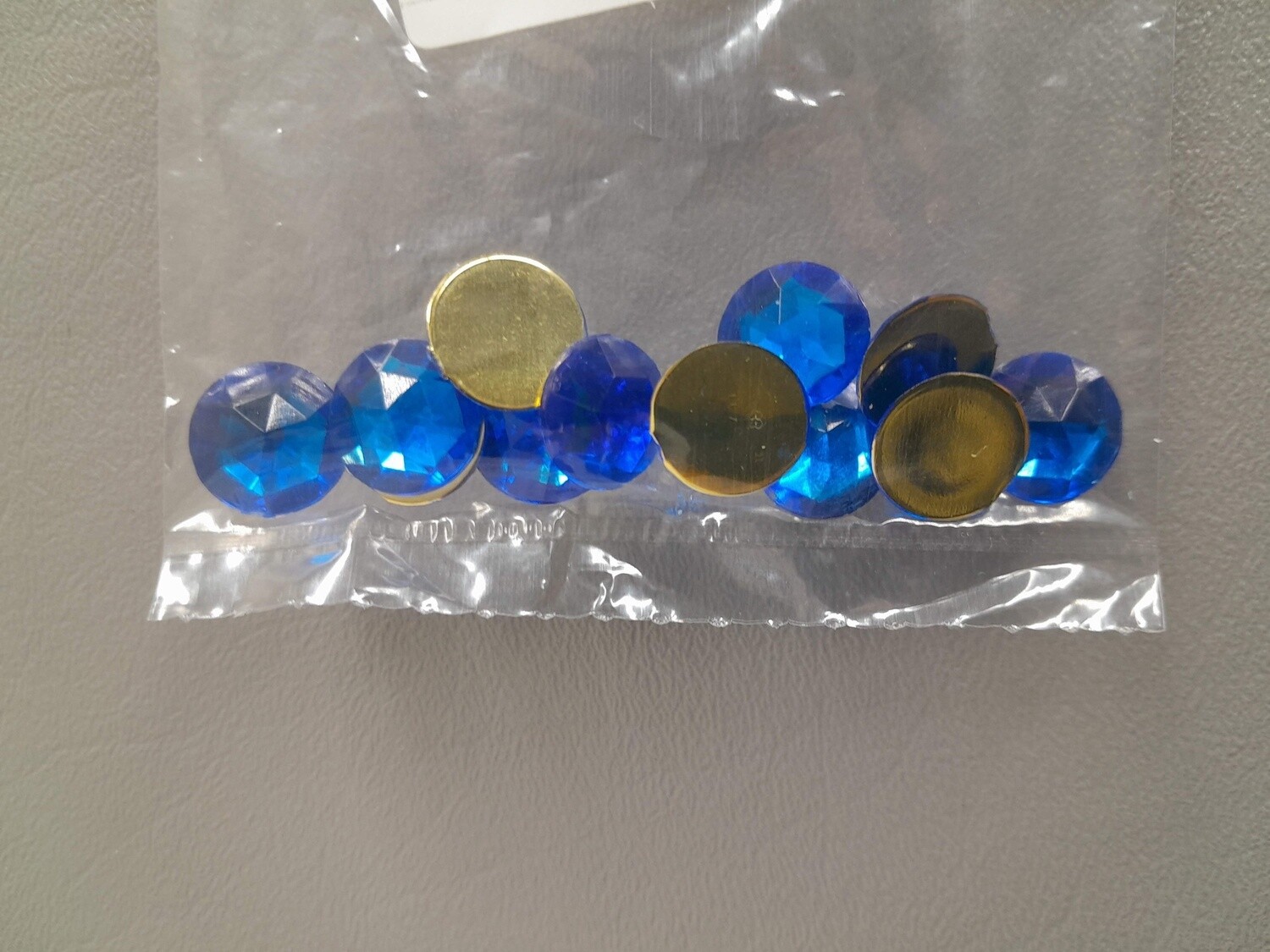 12pc 12mm Rhinestones Royal