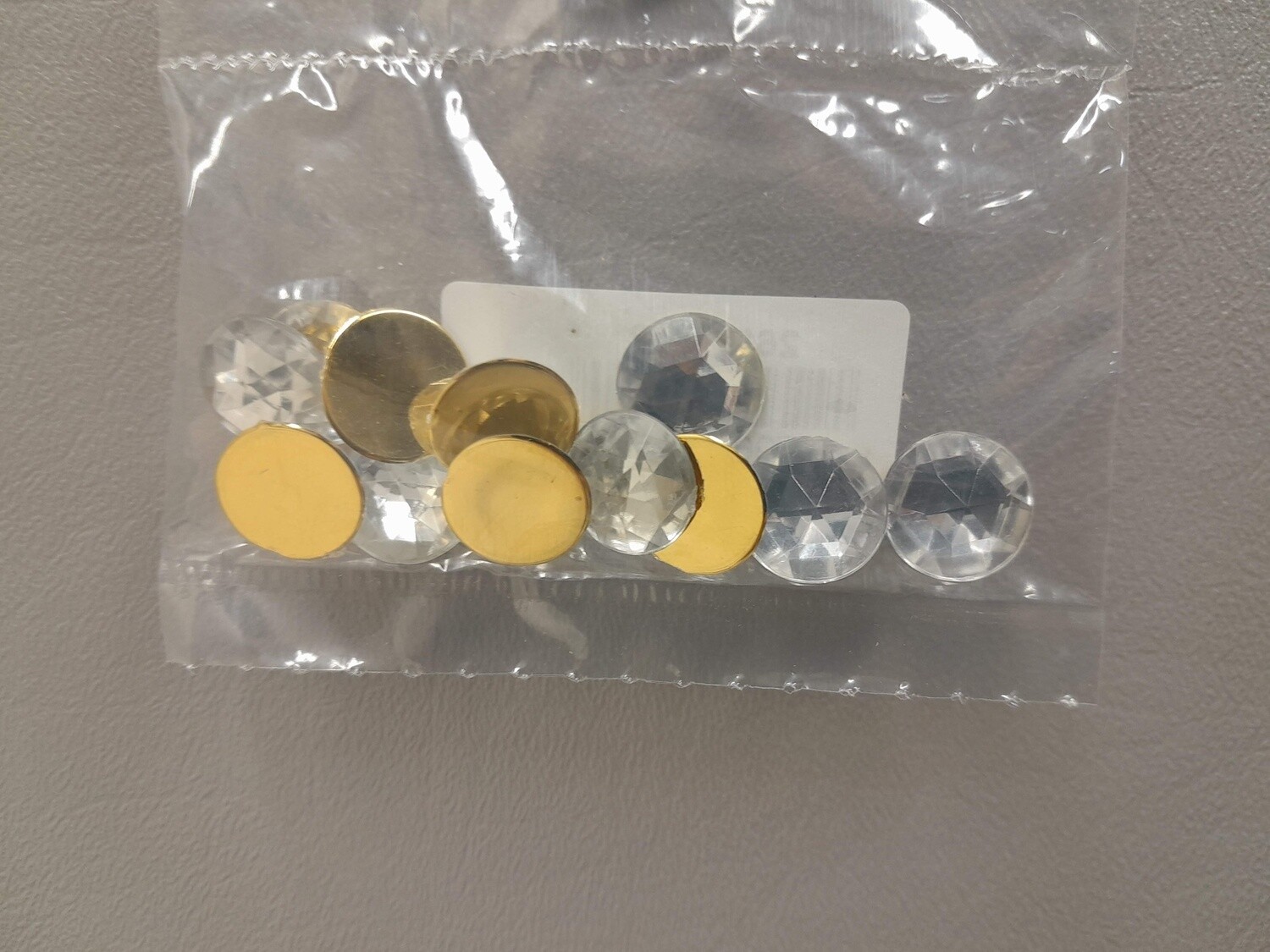 12pc 12mm Rhinestones Crystal