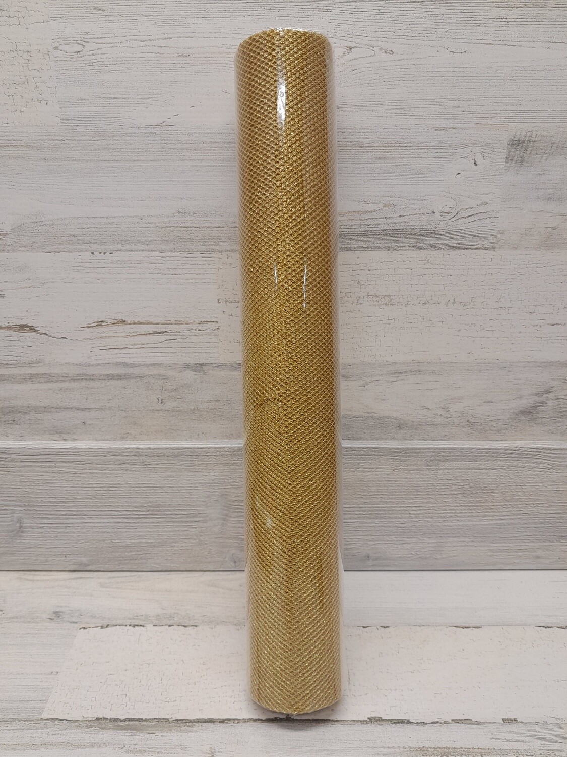 19&quot;x10yd Diamond Netting 18K Gold