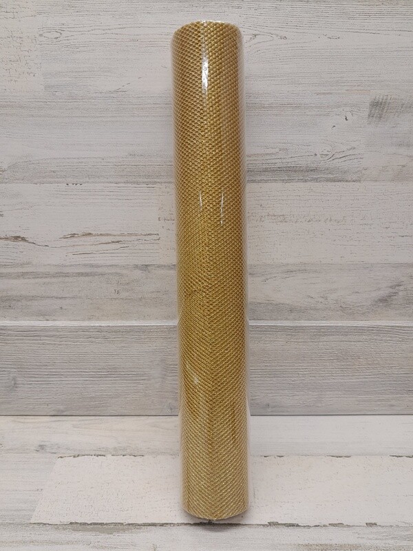 19&quot;x10yd Diamond Netting 18K Gold