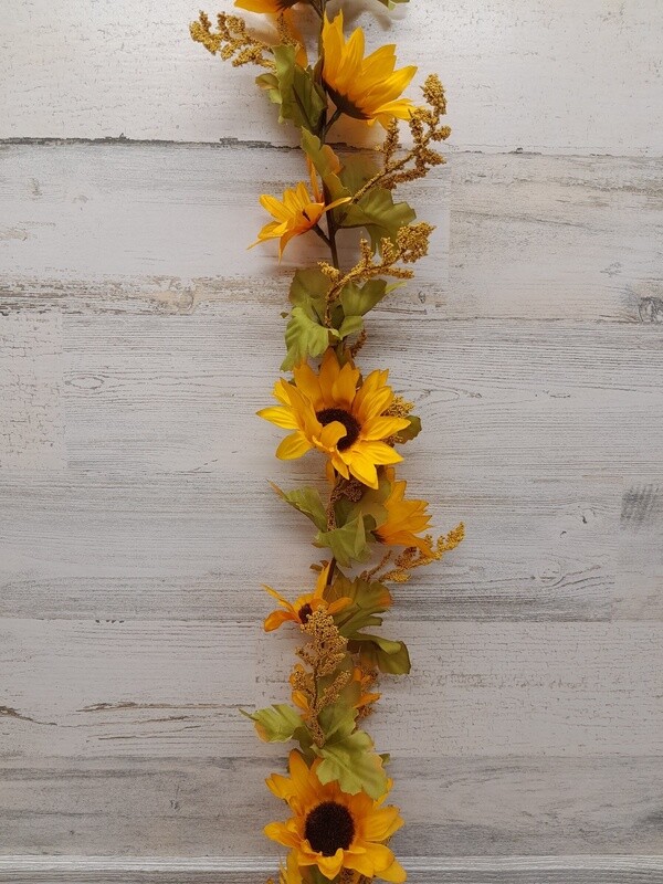 6&#39; Sunflower Garland