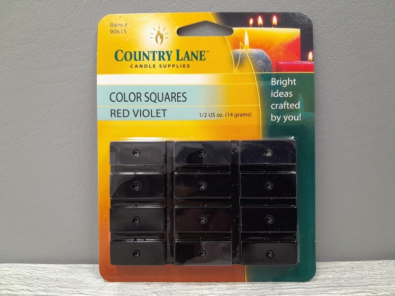 1/2oz Color Dye Squares Red Violet