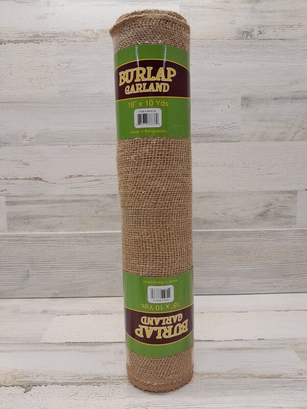 18&quot;x10yd Loose Weave Burlap