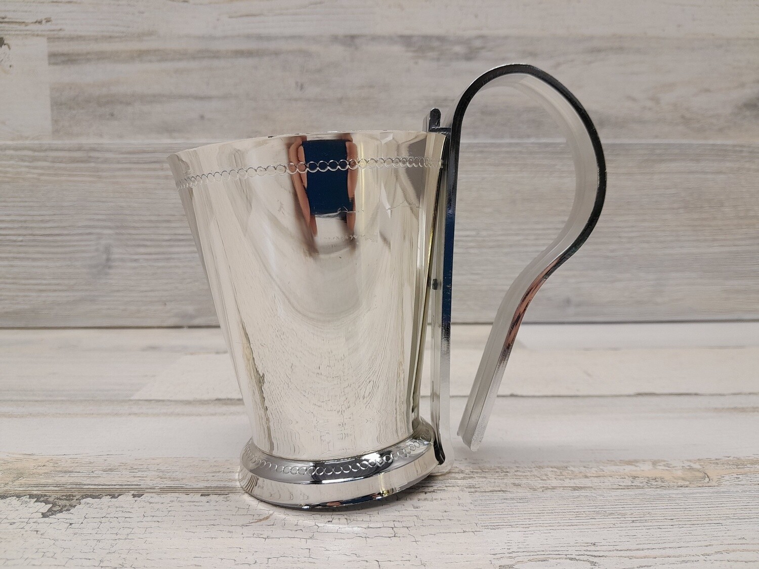 4.5&quot; Julep w/Pew Clip (Plastic) Silver