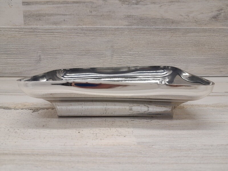 8.75&quot;x6.75&quot;x2&quot; Centerpiece Tray w/8.25&quot;x6.25&quot; Opening Silver