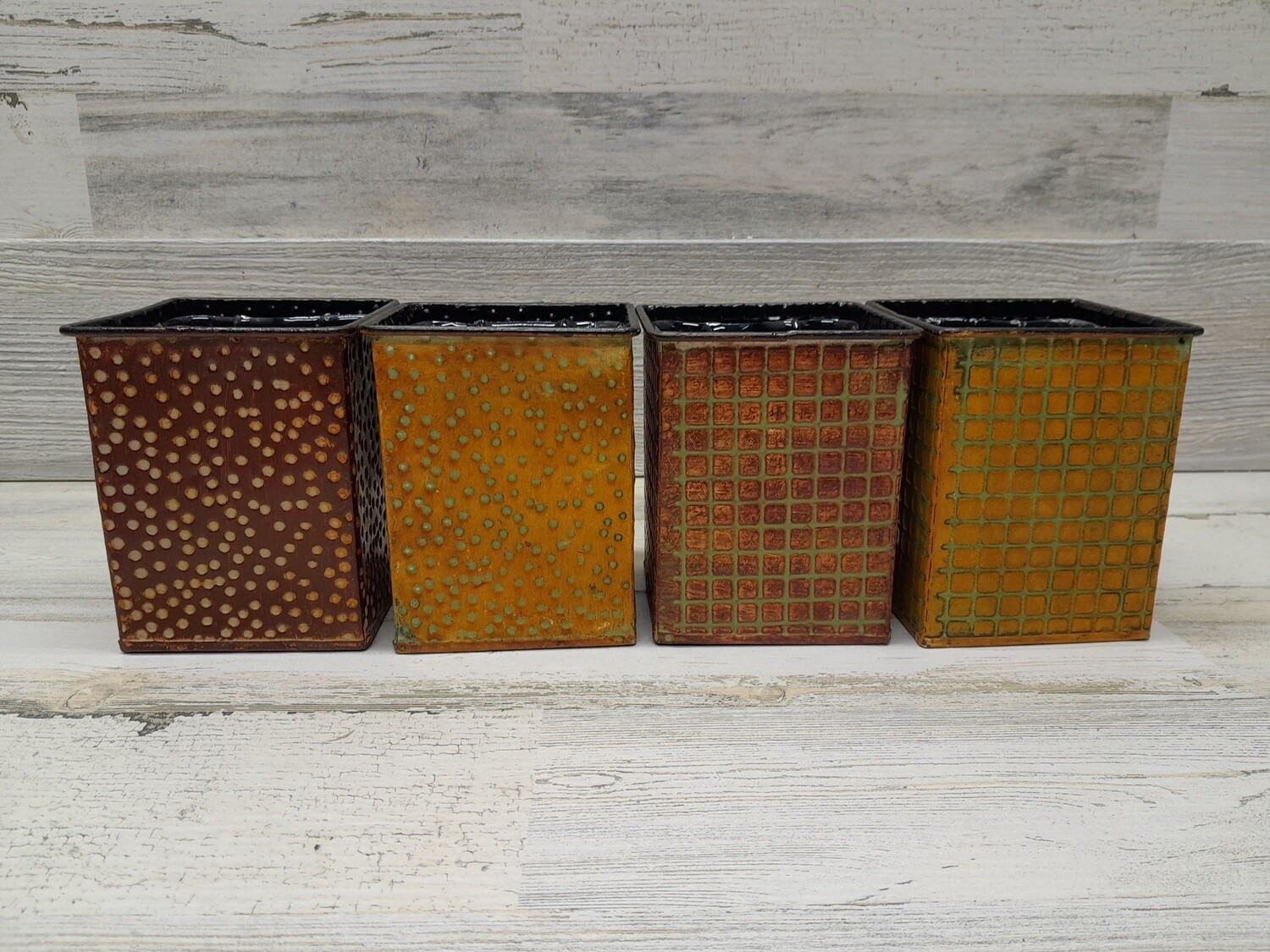 5&quot;x4&quot; Tin Planter Assorted