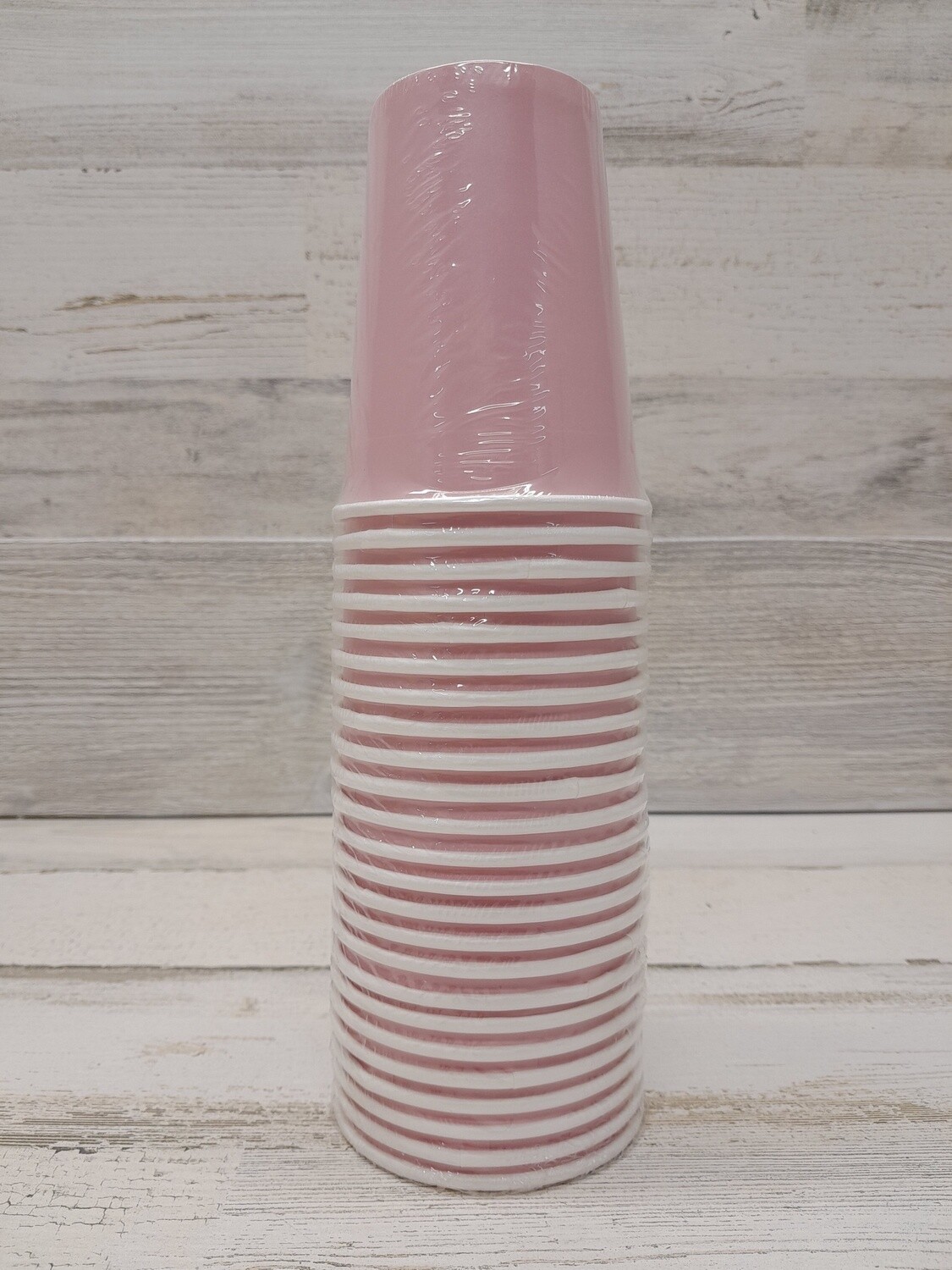 *24pc 9oz Paper Cups Pink