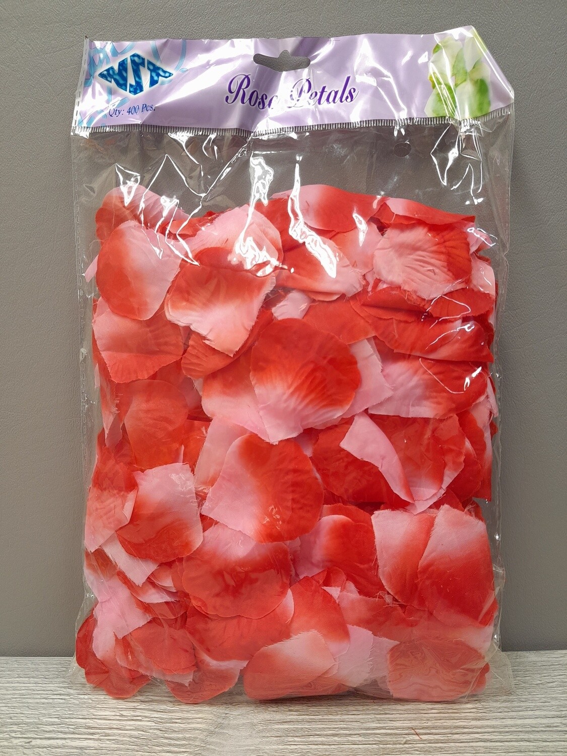 400pc Rose Petals Coral