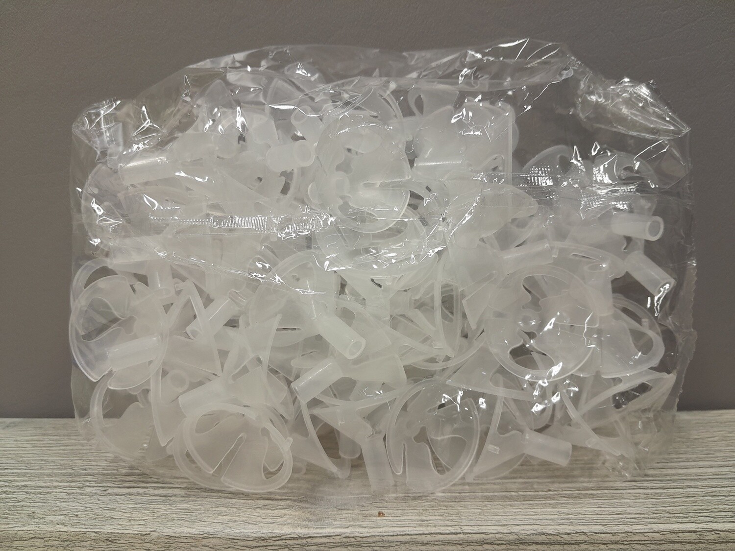 100pc 1-3/8&quot; Plastic Balloon Cups Clear