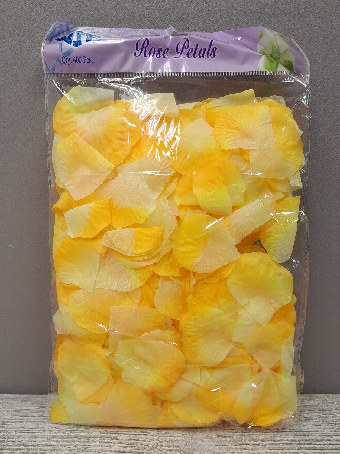 400pc Rose  Petals Yellow