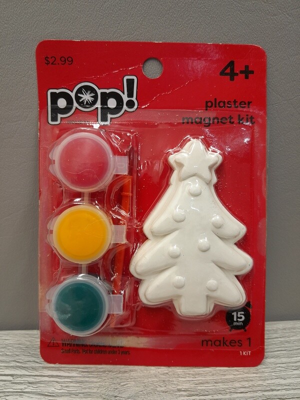Plaster Painting Ornament Magnet Kit Tree