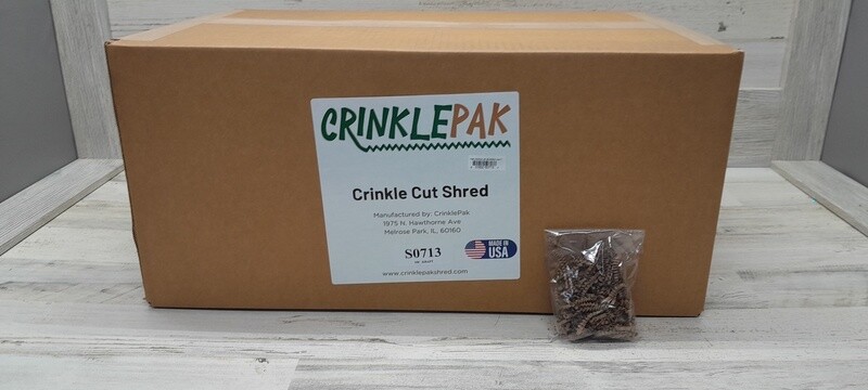 10lb Crinkle Cut Shred Kraft/Natural