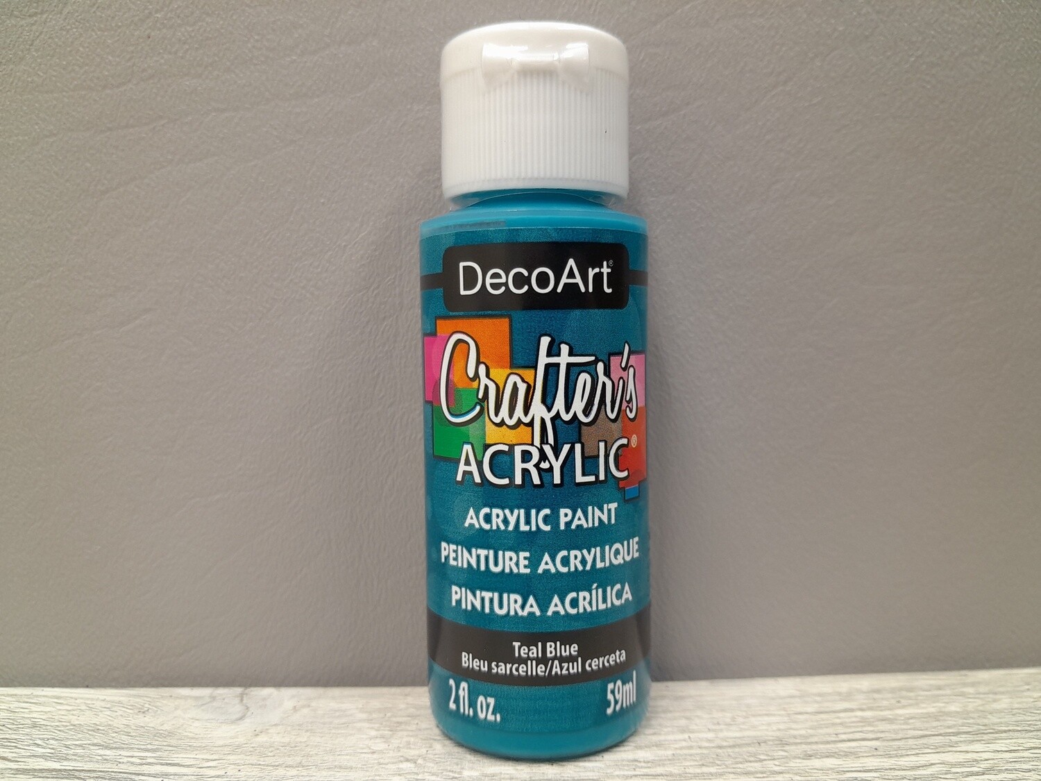 2oz Acrylic Paint Teal Blue