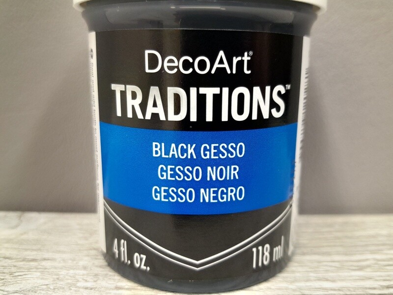 4oz Gesso Black