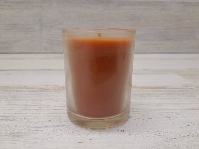 2.75oz 1 Wick Filled Votive Dark Peach Pumpkin Spice