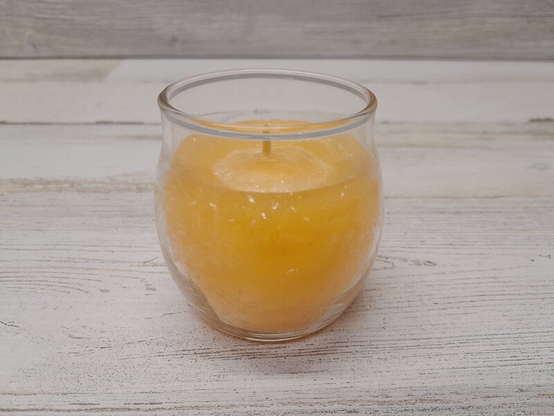 3.5oz 1 Wick Jar Candle Light Orange Tropical Fruit
