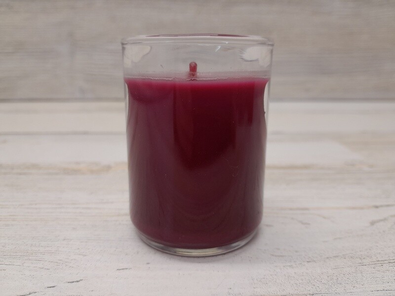 2.75oz 1 Wick Filled Votive Burgundy