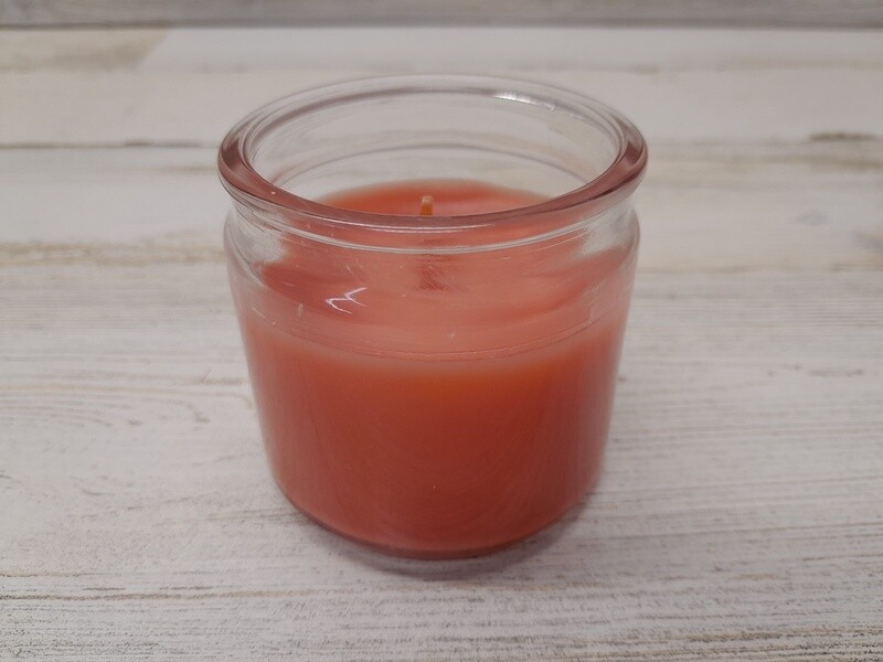 4oz 1 Wick Jar Candle Dark Peach Salt Water Taffy