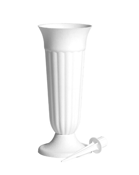 10" Trinity Urn w/4" Opening White