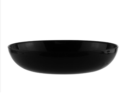 11" Designer Dish Black