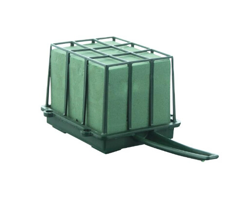 9&quot;x4&quot;x3.5&quot; Aqua Foam Brick Cage Green
