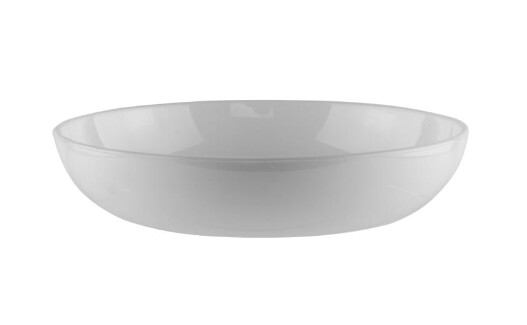 9" Designer Dish White