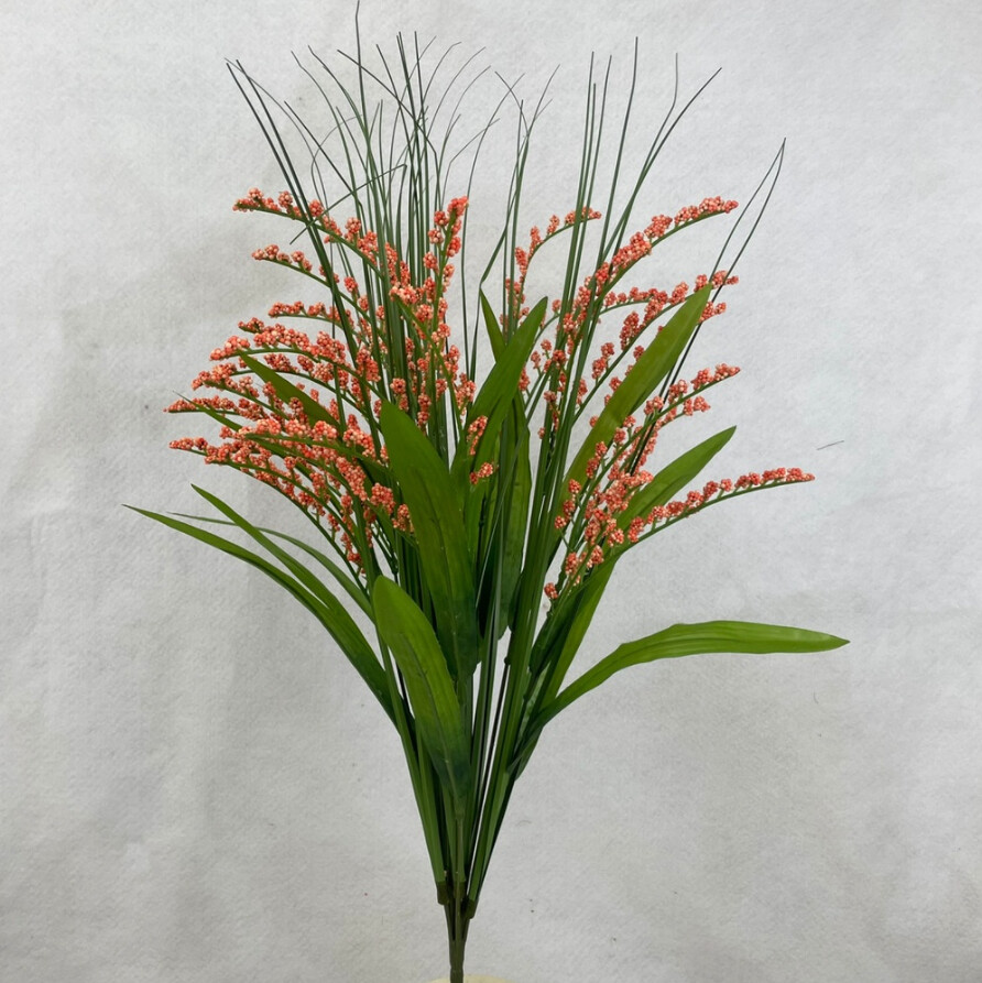 24&quot; Filler Grass Bush x12 Peach