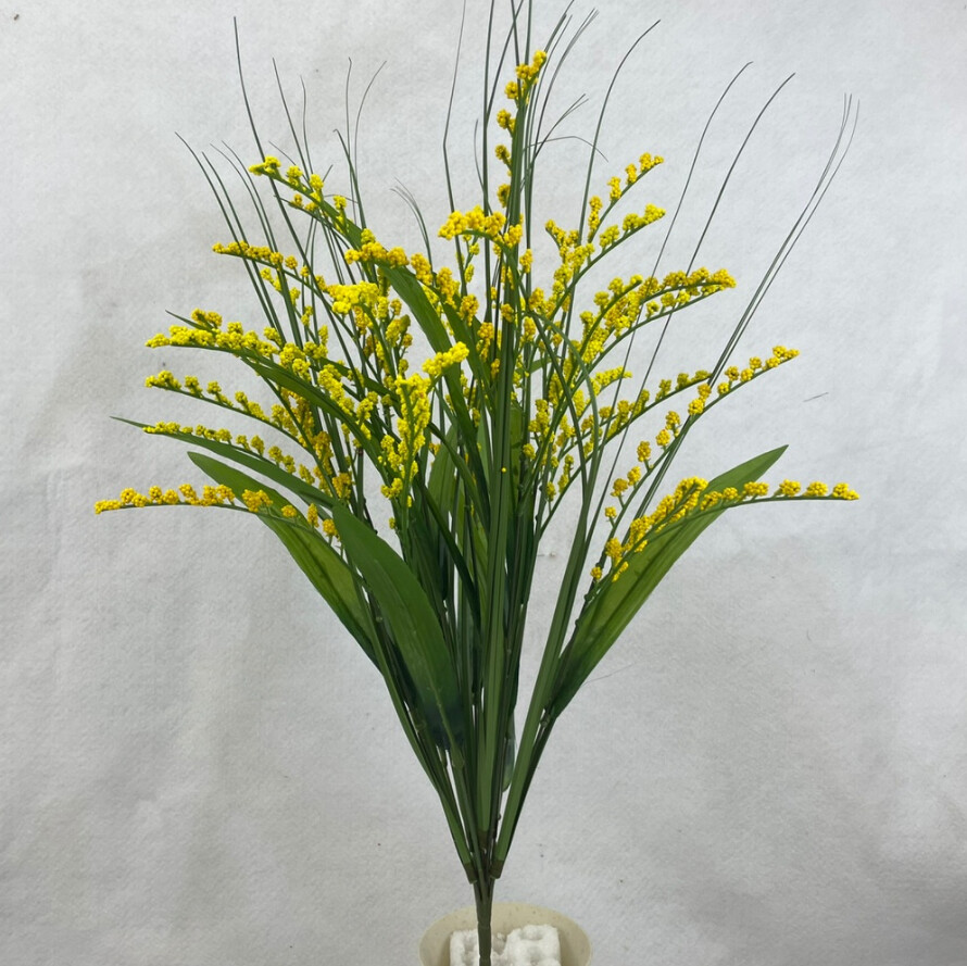 24&quot; Filler Grass Bush x12 Yellow