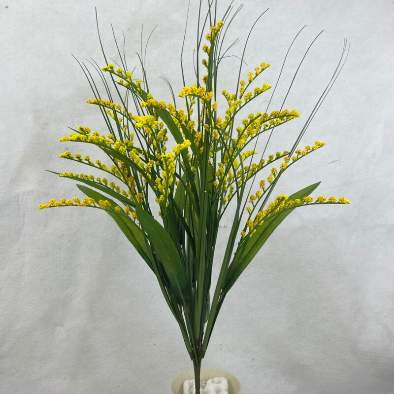 24&quot; Filler Grass Bush x12 Yellow