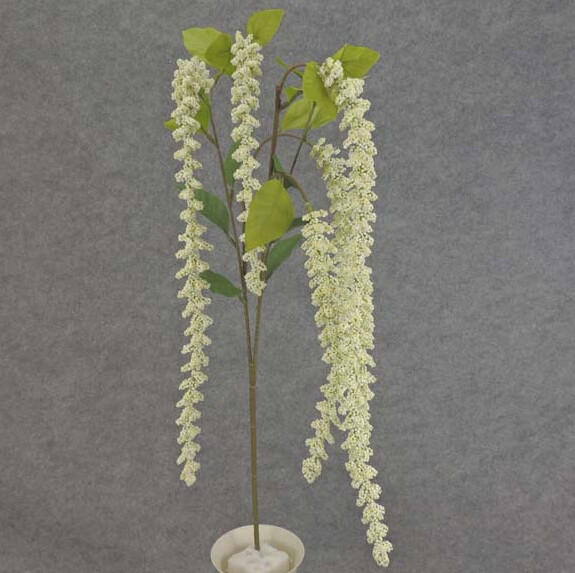 40&quot; Hanging Amaranthus Spray x6 Cream