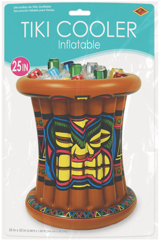 22&quot;x25&quot; Inflatable Tiki Cooler (Holds 24 12oz Cans)