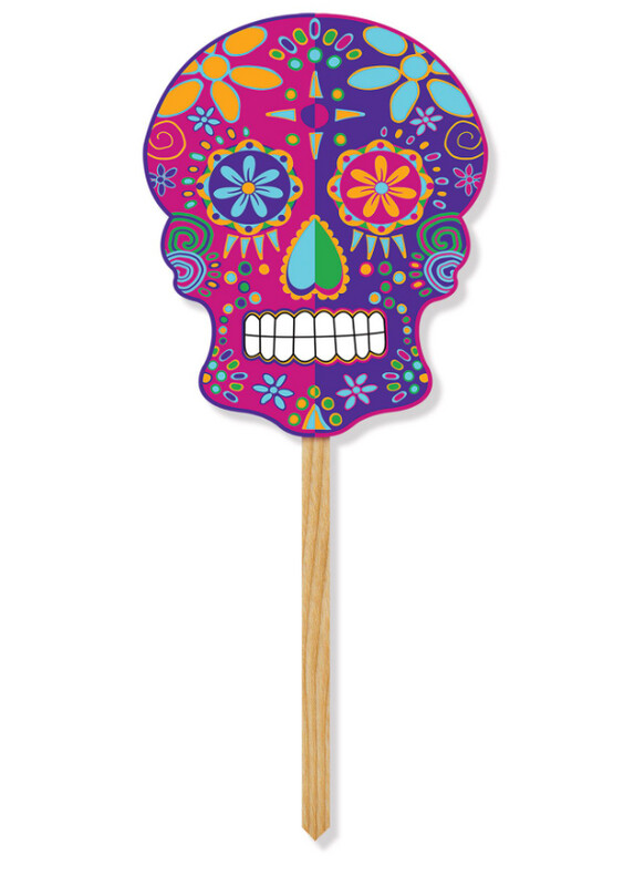 24&quot;x9.5&quot; Day Of The Dead Yard Stake