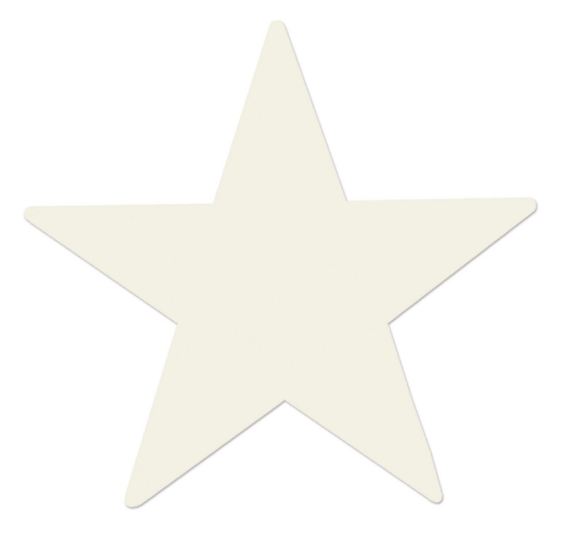 5&quot; Foil Star White