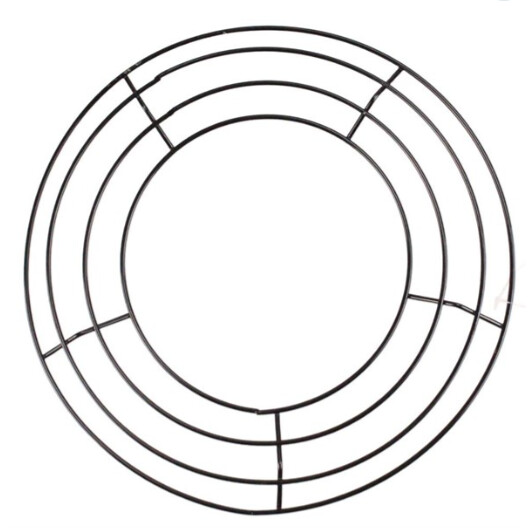 10&quot; 4  Ring Wire Box Wreath Form