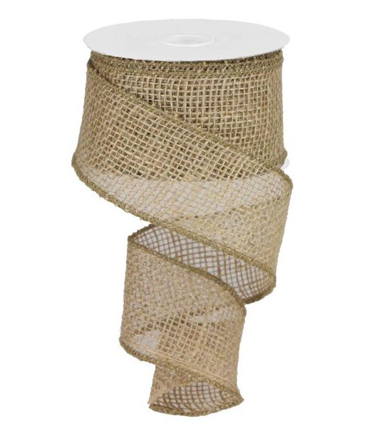 2.5&quot;x10yd Loose Weave Burlap Natural