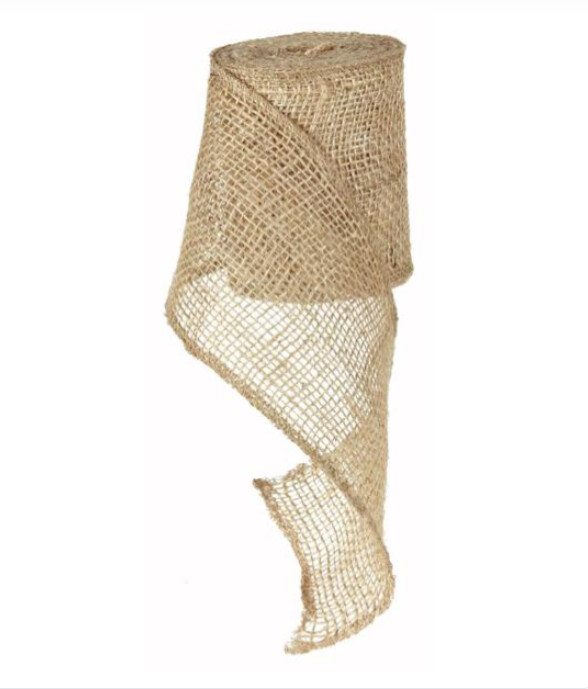 4&quot;x10yd Loose Weave Burlap Natural