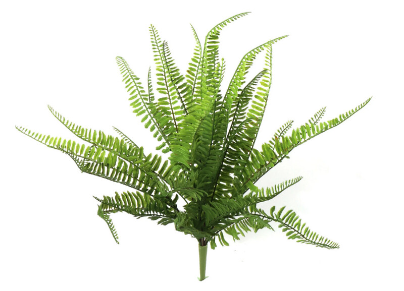 22&quot; Boston Fern Bush Green