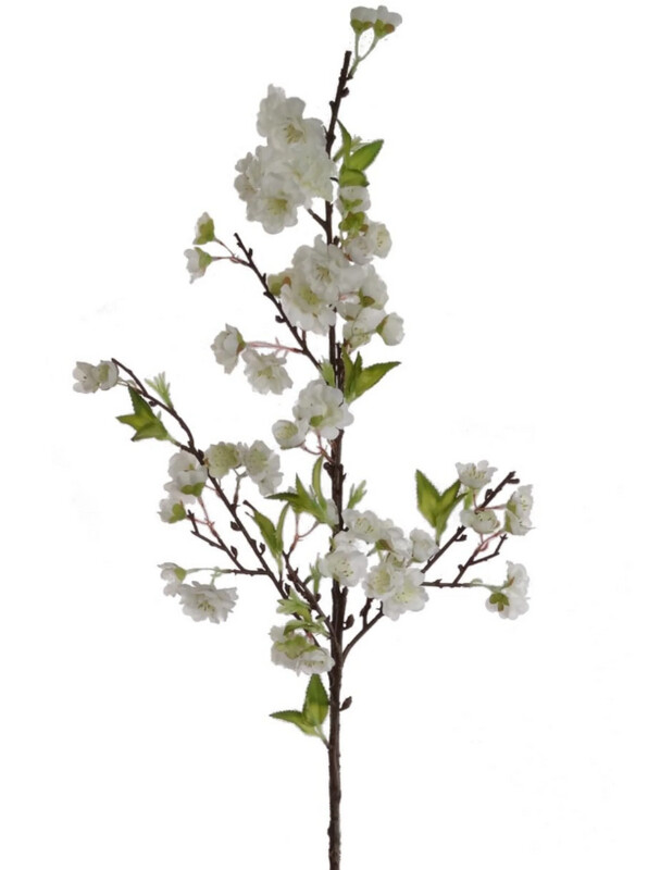 41&quot; Cherry Blossom Stem White